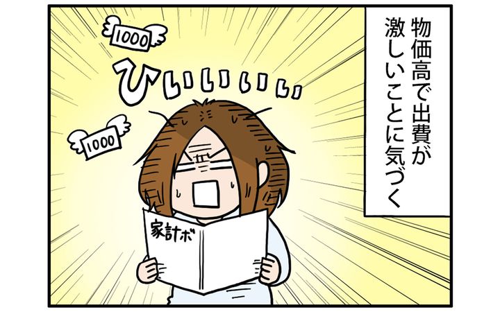 物価高で出費が激しい