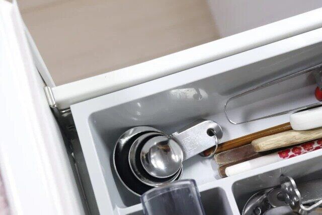 ダイソーのコンパクト軽量スプーン 3本のサイズ感