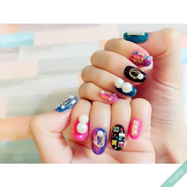 鯨岡未来が投稿したネイルデザイン [photoid:I0015352] via Itnail Design (725767)