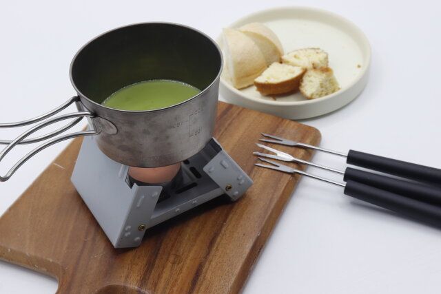 セリアのミニフォンデュフォーク 3本組の使用例