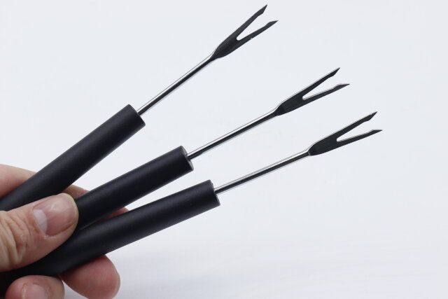 セリアのミニフォンデュフォーク 3本組