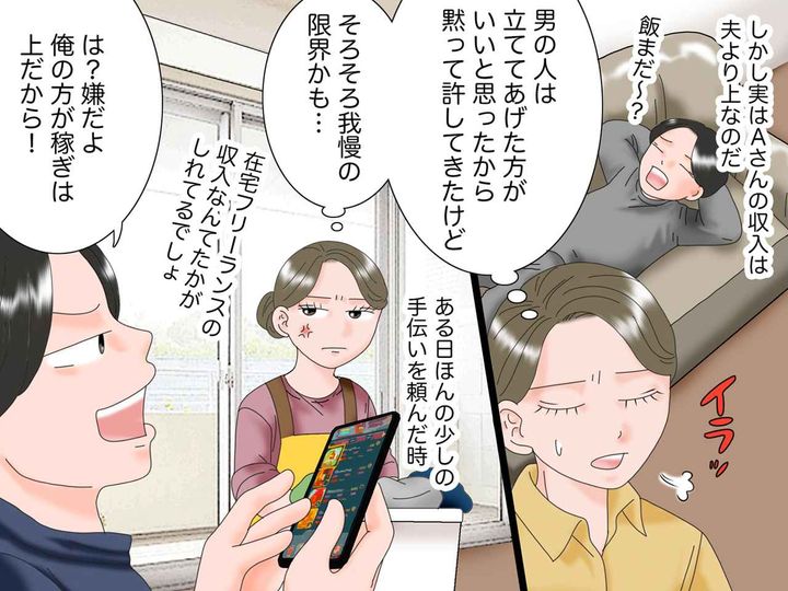 画像2: 稼いでいる方が偉いと言う夫
