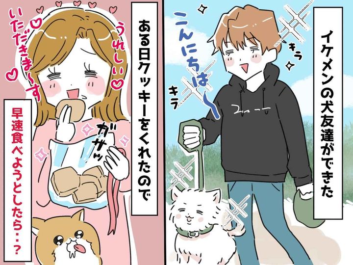 画像: イケメン「な、何してんの？」私「えっ」もらったクッキーを食べたら → なぜかドン引きされて──！？