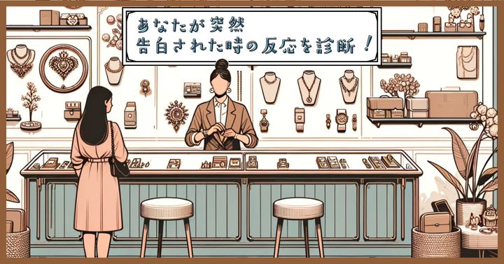 どう対応する？【心理テスト】突然告白された時の反応を診断！