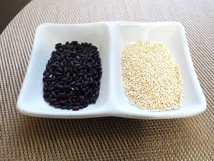 黒米とキヌア