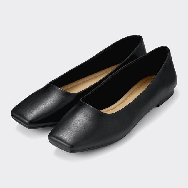 GUの黒シューズ