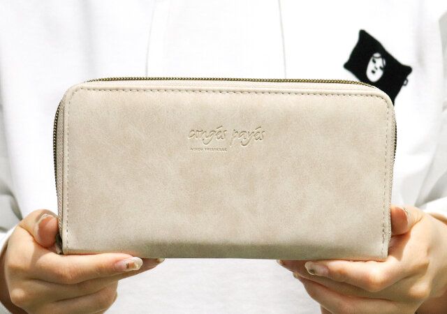 congés payés ADIEU TRISTESSE［コンジェ ぺイエ アデュー トリステス］スマホも入る本格スウェード調長財布