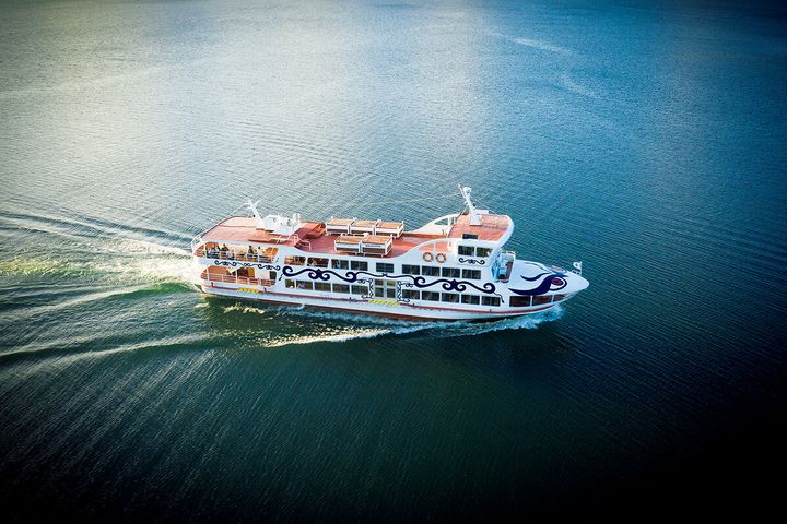 北海道 阿寒湖の遊覧船