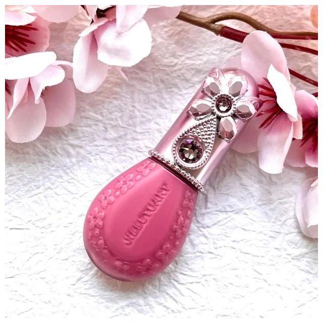 【桜コスメ2024】メイクアップ編_「ジルスチュアート」の桜コスメ_サクラブーケ ブルームドロップ リップ&チーク シフォン