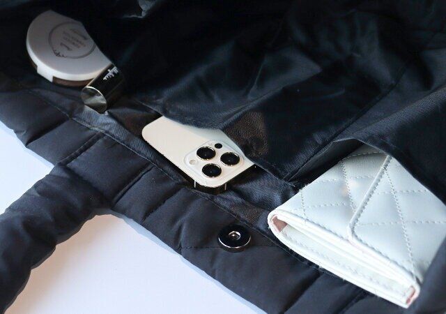 SISTER AUDREY［シスター オードリー］リボンキルティングトートバッグの内ポケット