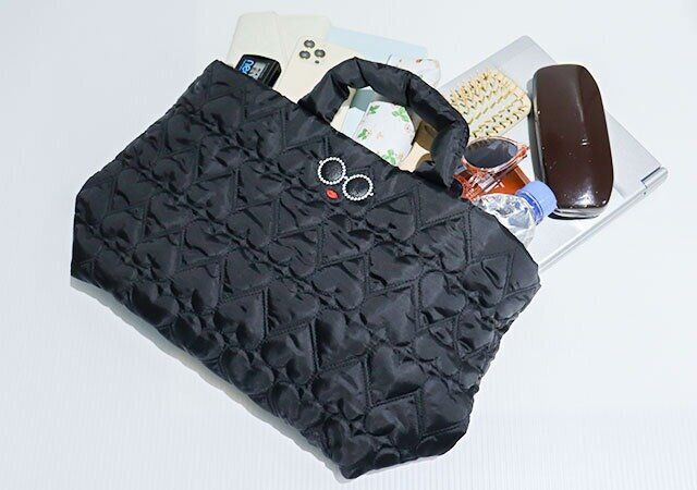 a-jolie［アジョリー］3WAYキルティングバッグの容量