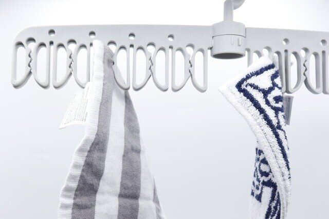 洗濯ハンガー クロスタイプの使用例