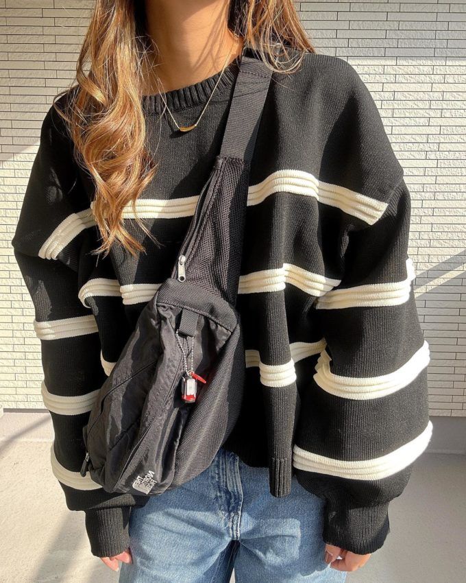 しまむらの「エアポリボーダープルオーバー」