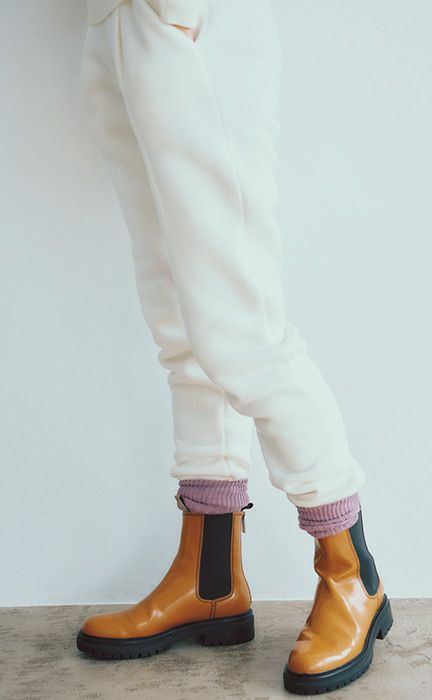 カラーソックスコーデ