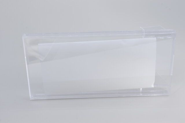 ダイソーのマイコレ ディスプレイケース ロングは縦向きでも横向きでも使える