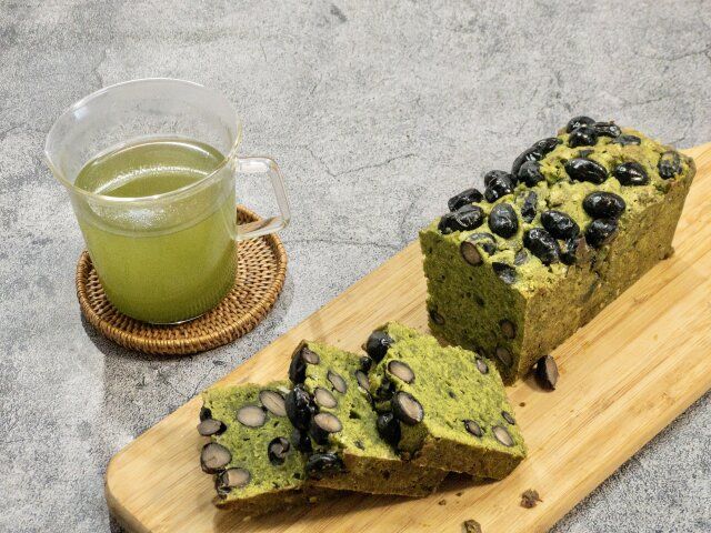黒豆パウンドケーキ レシピ 完成