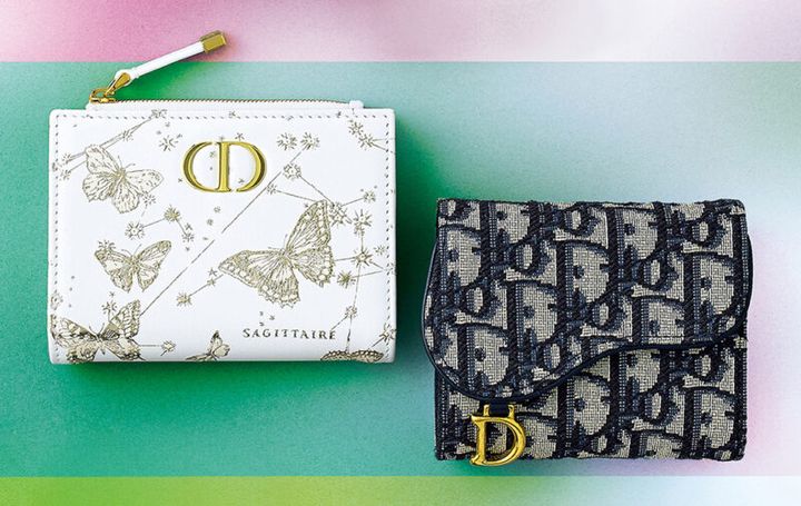 ディオール 右：3つ折り財布 左：2つ折り財布
