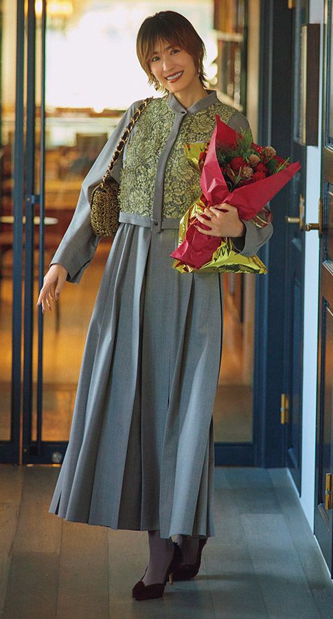 40代に人気のワンピース エブール 