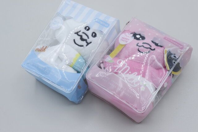 セリアのドールポーチで大切なマスコットをホコリから守れる