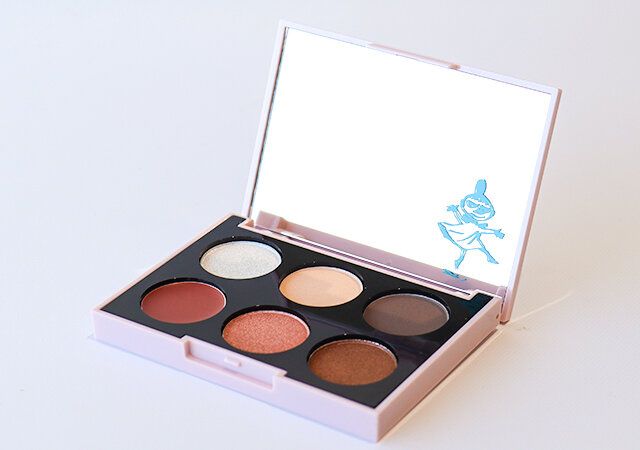 ムーミン×キッピスの大人の万能メイクパレットの中身のデザイン