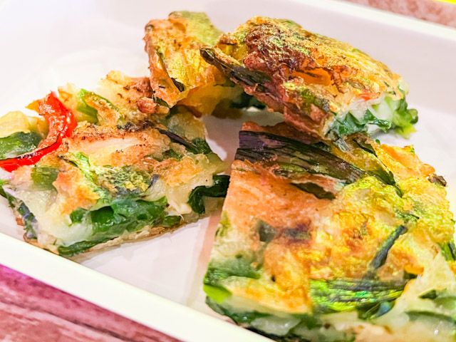 マッコリのペアリングの定番「チヂミ」