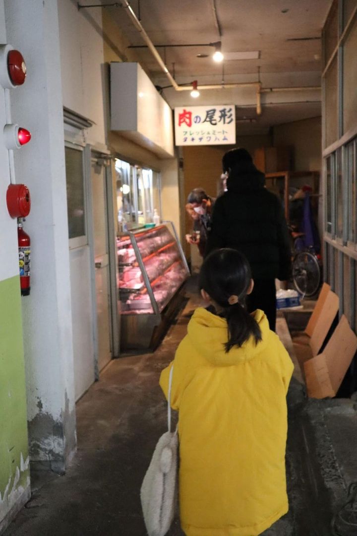 仙台朝市のお肉屋さん