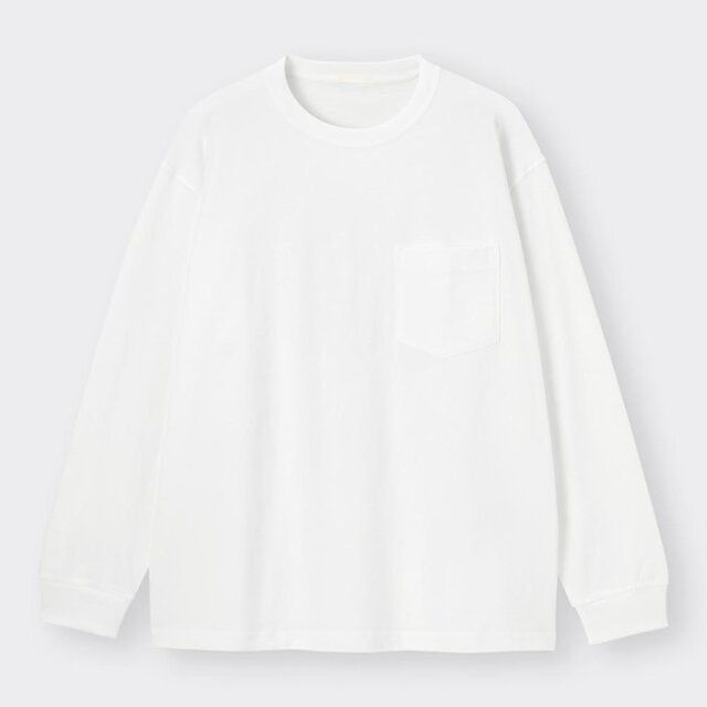 GUのヘビーウェイトクルーネックT