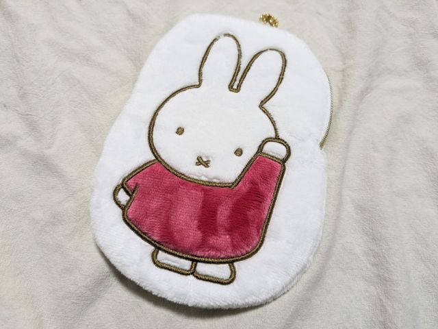 ミッフィーマルチポーチと印鑑ケースSET（朱肉つき）