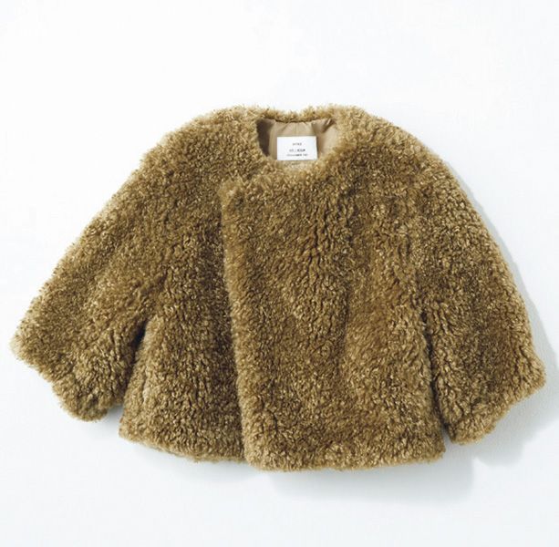 骨格ウェーブに似合うアウター フレイ アイディーのボアアウター