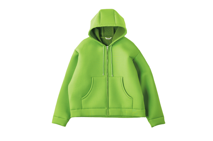 〈オーラリー〉のジップアップパーカ