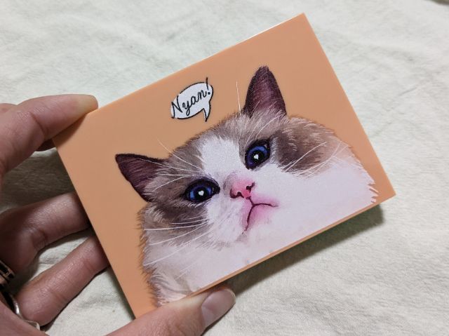 Mary's 猫のチョコレートみたいなメイクアップパレット