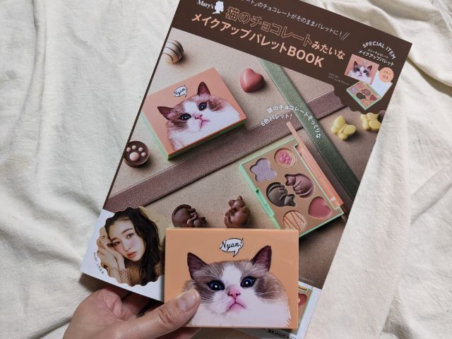 Mary's 猫のチョコレートみたいなメイクアップパレット