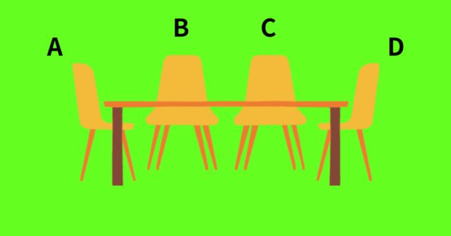 どこに座る？【心理テスト】苦手な人への上手い接し方を診断！