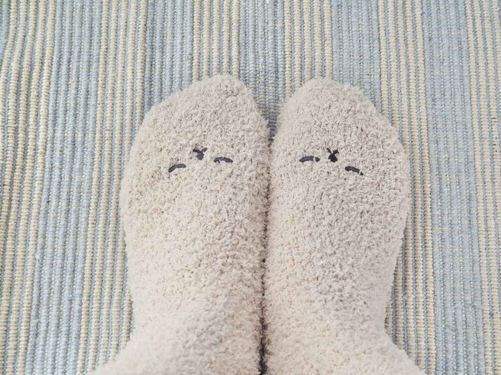 画像: “おやすみフェイス”の癒し効果がすごい♡ ふんわりと履き心地も抜群！