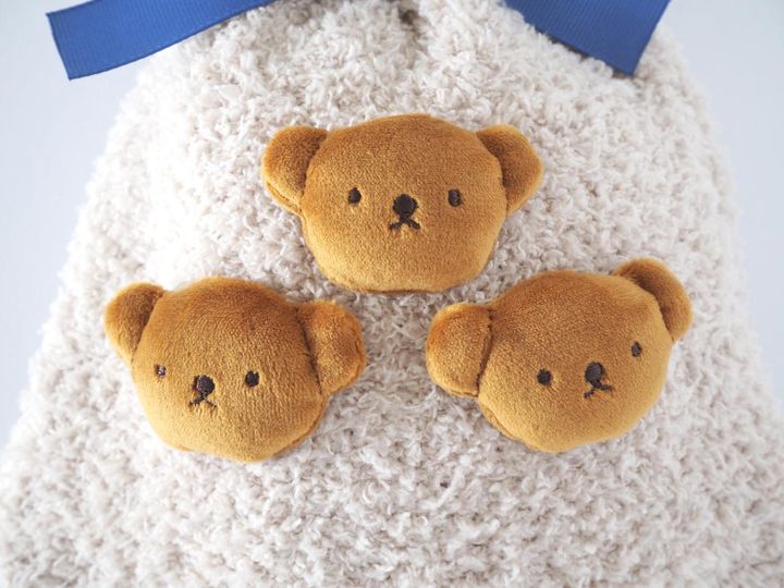 ロラライハリス♡ブルーWデニム♡刺繍の丸底巾着バッグ♡ Amazon.co.jp: ロラライハリス生地