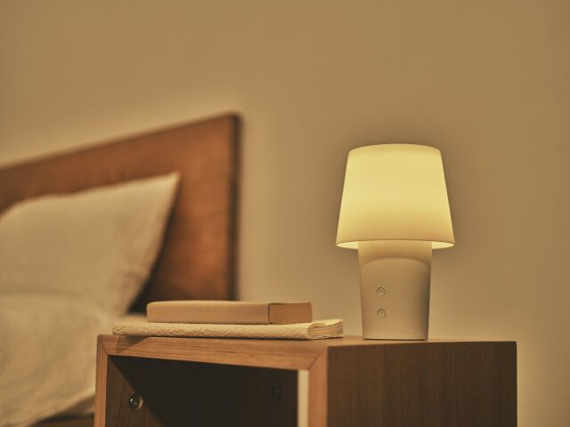 水を使わないアロマディフューザーはライトとしても使える