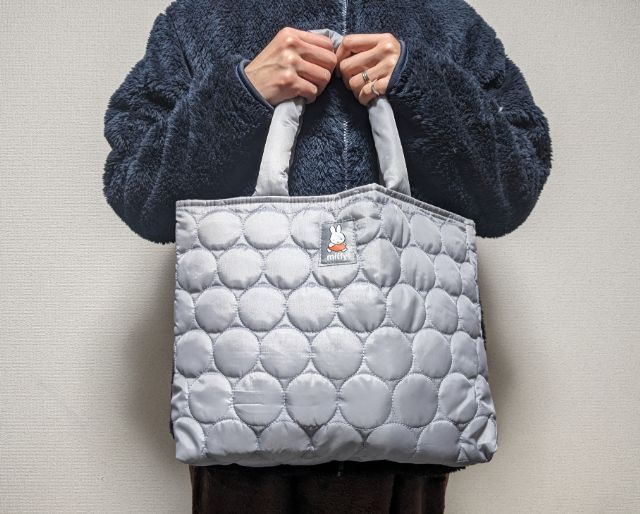 手で持ったところ