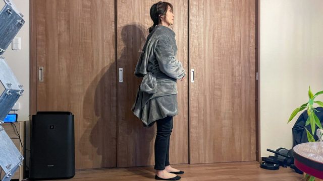 着る毛布の画像