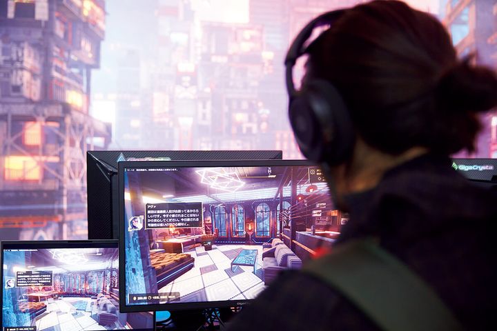 東京ゲームショウ2023 Cyberpunk Life Sim『NIVALIS』ブース