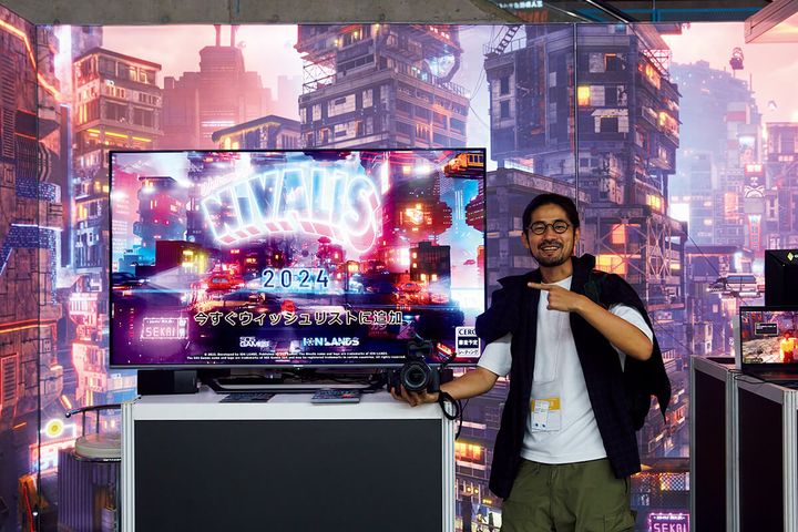 東京ゲームショウ2023 Cyberpunk Life Sim『NIVALIS』ブース