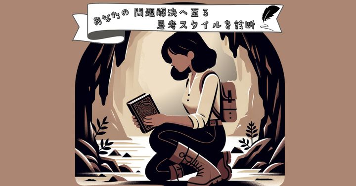 謎の古文書…？【心理テスト】「問題解決へ至る思考スタイル」診断！