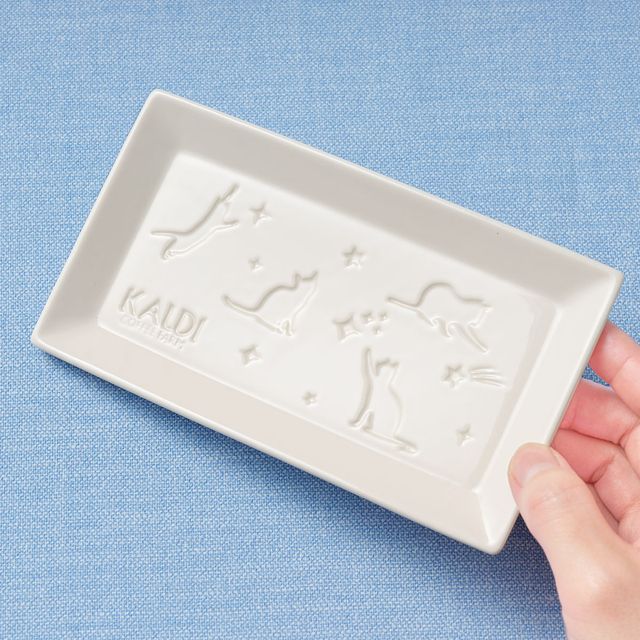 ネコの日バッグ「陶磁器プレート」