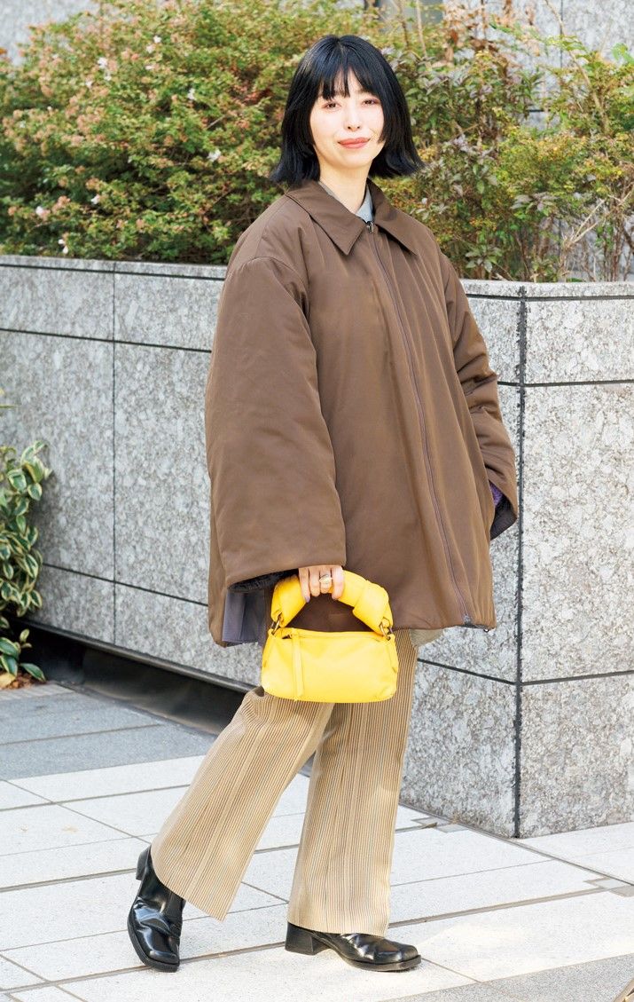 アウタースナップ 人気はダウンコート ADER 砂辺綾子さん