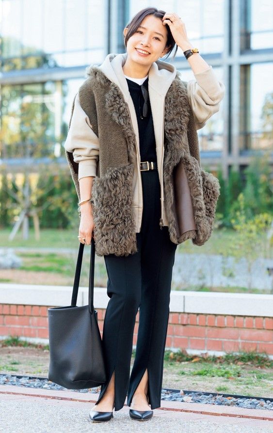 40代の人気アウター もこもこ アパルトモンのムートン