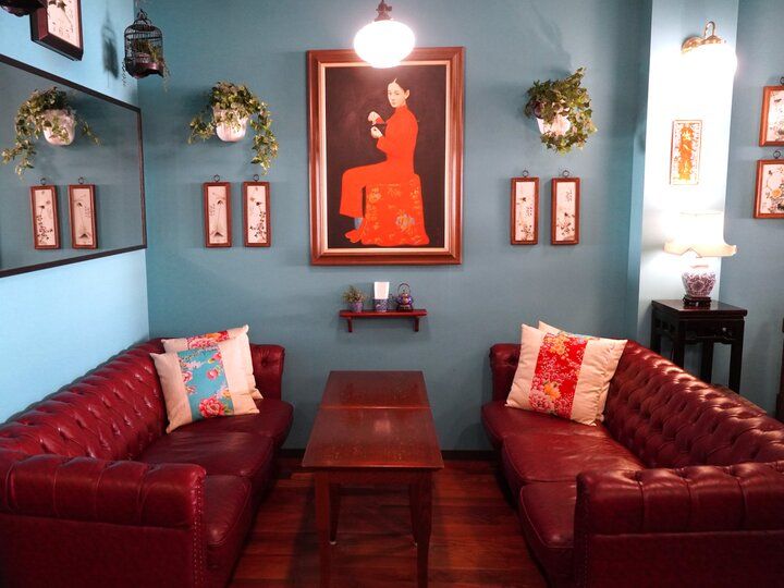 賑やかな横浜中華街のメインストリートにそっとたたずむ隠れ家カフェ♪「萬來行」