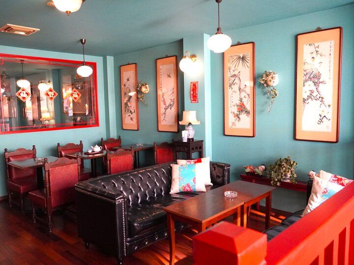 賑やかな横浜中華街のメインストリートにそっとたたずむ隠れ家カフェ♪「萬來行」