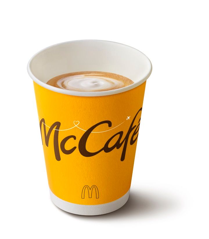 「マックカフェ」の「カフェラテ」ホット