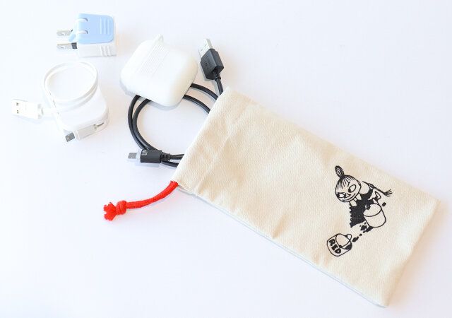 リトルミイ巾着をガジェットポーチとして使う