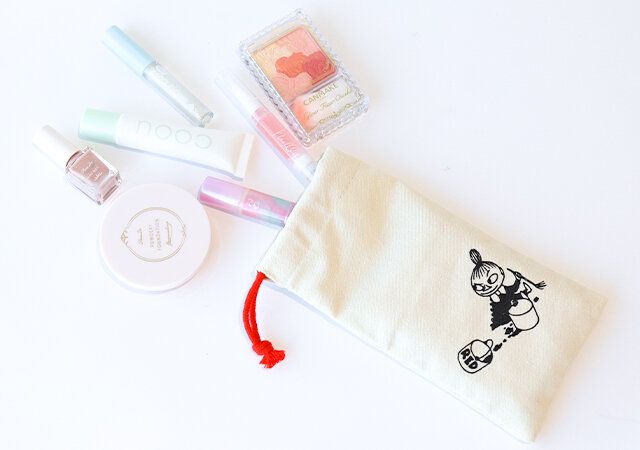 リトルミイ巾着をコスメポーチとして使う