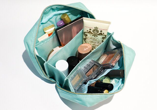 MOOMIN［ムーミン］リトルミイ6ポケット 仕分け上手ポーチをコスメポーチとして使う